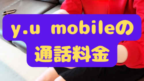 y.u mobileの通話料金